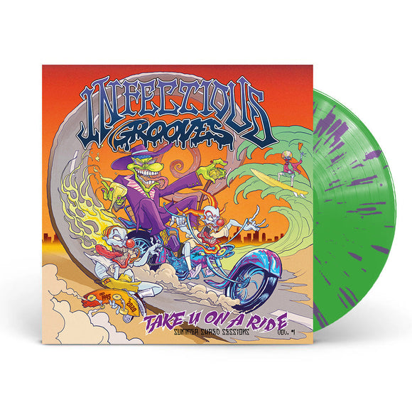 INFECTIOUS GROOVES – TAKE U ON A RIDE (GREEN/PURPLE SPLATTER) - LP •