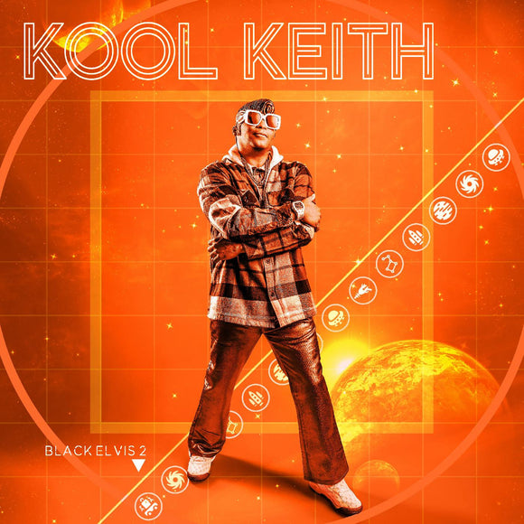 KOOL KEITH – BLACK ELVIS 2 (INDIE EXCLUSIVE, ELECTRIC ORANGE VINYL) - LP •