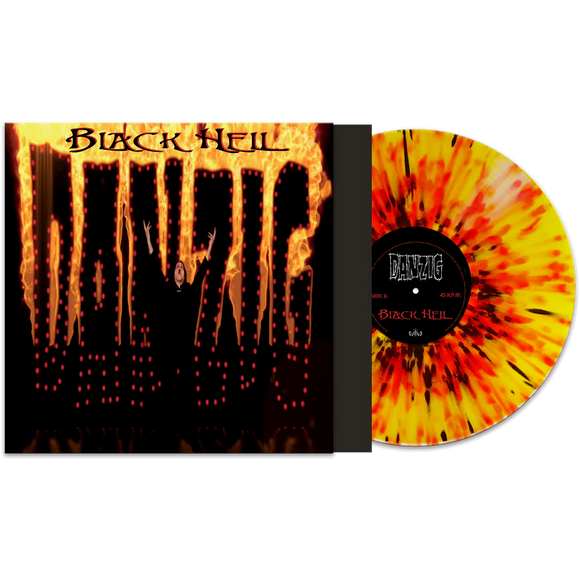 DANZIG – BLACK HELL (RED/YELLOW/BLACK FIRE SPLATTER) - LP •