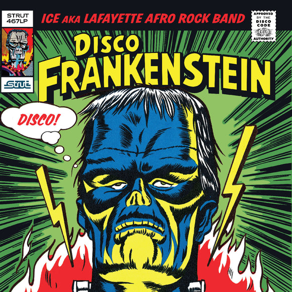 ICE (LAFAYETTE AFRO-ROCK BAND) – DISCO FRANKENSTEIN (BLOOD STAINED RED VINYL) - LP •