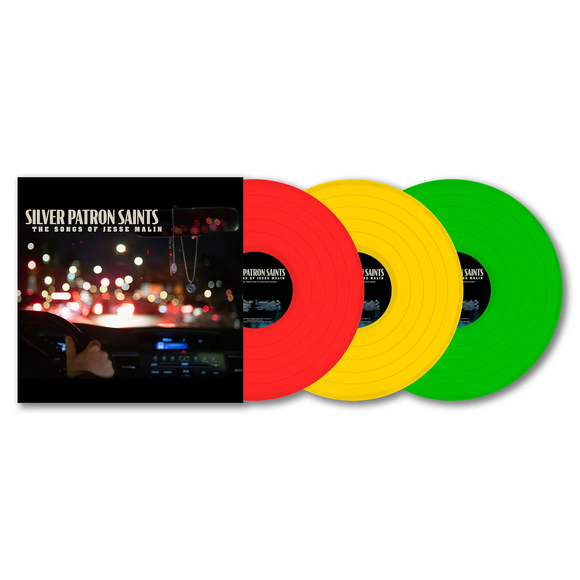 MALIN,JESSE – SILVER PATRON SAINTS (RED GREEN YELLOW VINYL 3XLP) - LP •