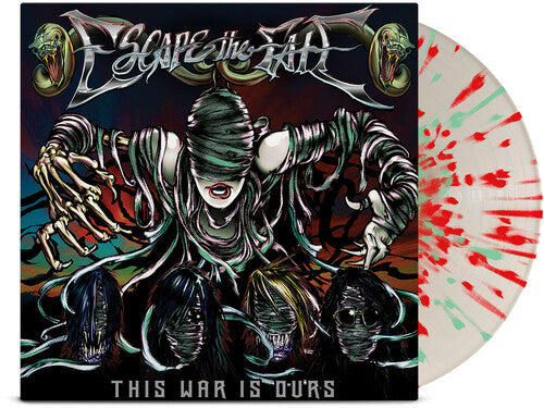 ESCAPE THE FATE – THIS WAR IS OURS - 15TH ANNIVERSARY (WHITE W/ RED & GREEN SPLATTER) - LP •