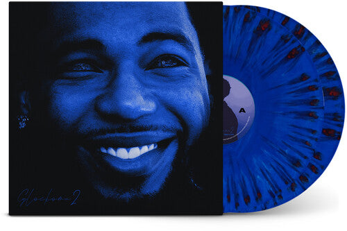 KEY GLOCK – GLOCKOMA 2 (DELUXE - COBALT MARBLED VINYL WITH RED SPLATTER) - LP •