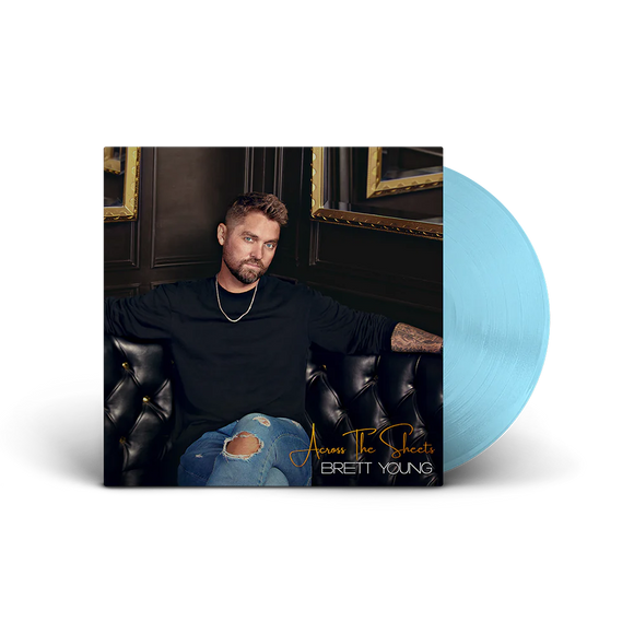 YOUNG,BRETT – ACROSS THE SHEETS (BABY BLUE) - LP •