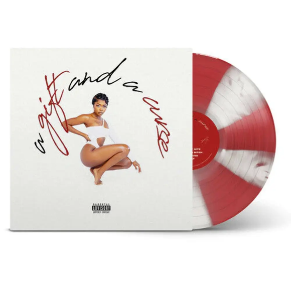 TINK – GIFT & A CURSE (RED & WHITE CANDY CANE VINYL) - LP •