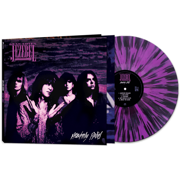 GENE LOVES JEZEBEL – HEAVENLY BODIES (PURPLE SPLATTER) - LP •