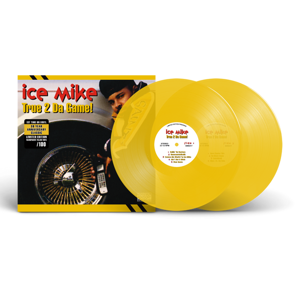ICE MIKE – TRUE 2 DA GAME (YELLOW VINYL) - LP •