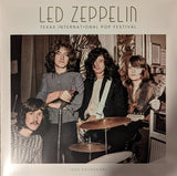 LED ZEPPELIN – TEXAS INTERNATIONAL POP FESTIVAL 1969 (GREY/BLACK MARBLE) - LP •