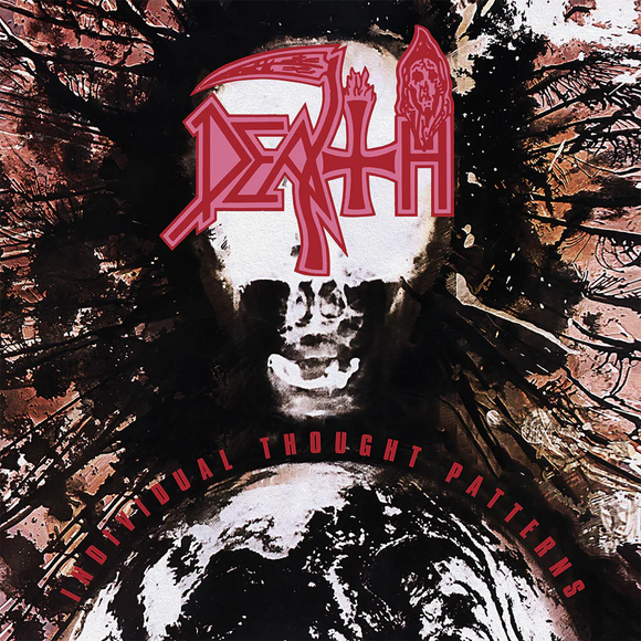 DEATH – INDIVIDUAL THOUGHT PATTERNS (WHITE IN BLACK ICE W/SPLATTER VINYL - FOIL SLEEVE) (RSD BLACK FRIDAY 2023) - LP •