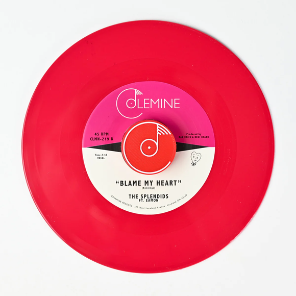 SPLENDIDS & EAMON – CRY BABY CRY / BLAME MY HEART (OPAQUE RED) - 7