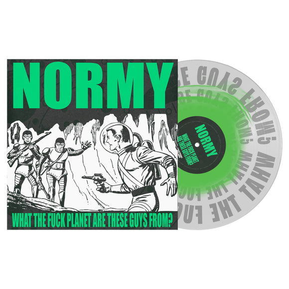 NORMY – WHAT THE FUCK PLANET ARE THESE (GREEN INSIDE CLEAR) - LP •