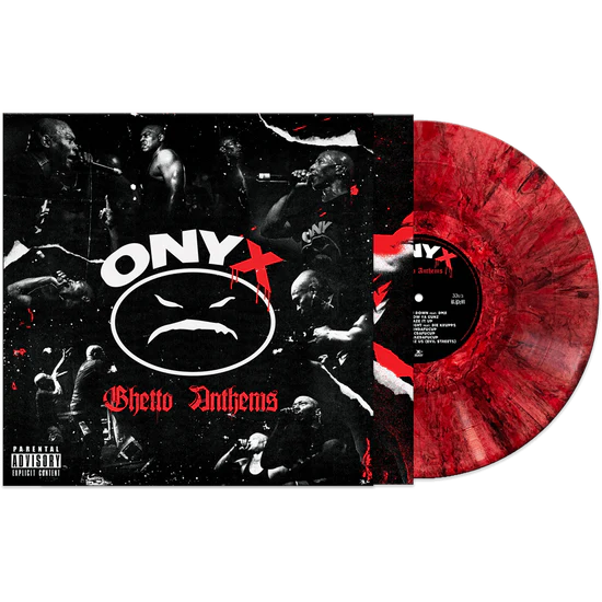 ONYX – GHETTO ANTHEMS (RED/BLACK MARBLE) - LP •