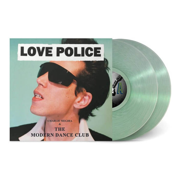CHARLIE MEGIRA & THE MODERN DA – LOVE POLICE ( COKE BOTTLE CLEAR)  - LP •