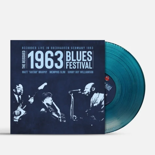 MEMPHIS SLIM / SONNY BOY WILLIAMSON – REISSUED 1963 BLUES FESTIVAL (BLUE VINYL) (RSD24) - LP •