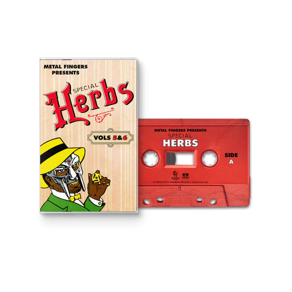 MF DOOM – METAL FINGERS PRESENTS: SPECIAL HERBS VOL. 5 & 6 - TAPE •