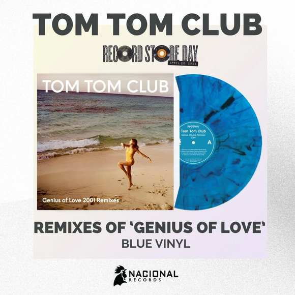TOM TOM CLUB – GENIUS OF LOVE 2001 REMIXES (BLUE MARBLE) (RSD24) - LP •