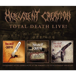 MALEVOLENT CREATION – TOTAL LIVEDEATH (3CD) - CD •