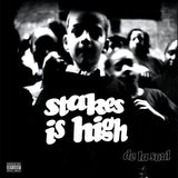 DE LA SOUL – STAKES IS HIGH (30TH DELUXE 4LP BLACK/WHITE SPOKE) - LP •