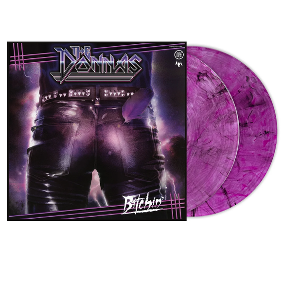 DONNAS – BITCHIN' (DELUXE STRAWBERRY WITH BLACK SWIRL) - LP •
