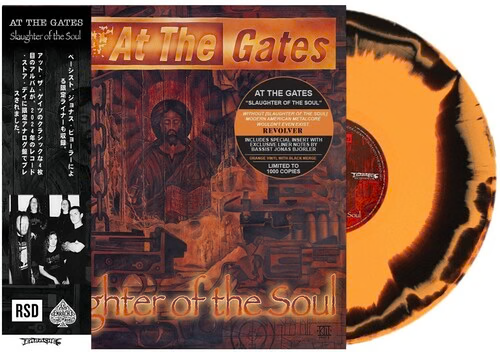 AT THE GATES – SLAUGHTER OF THE SOUL (ORANGE WITH BLACK MERGE) (RSD24) - LP •