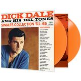 DALE,DICK & HIS DEL-TONES – SINGLES COLLECTION '61-65 (ORANGE VINYL) - LP •