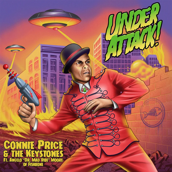PRICE,CONNIE & THE KEYSTONES  – UNDER ATTACK FT. ANGELO MOORE - 7
