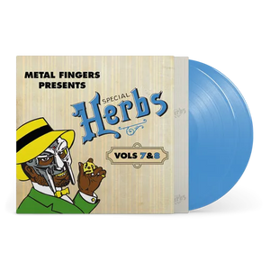 【USオリジナル2LP】l Fingers (MF DOOM) MF DOOM SPECIAL HERBS VOL. 7 & 8 (BLUE LP – Lunchbox Records