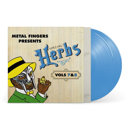 MF DOOM – METAL FINGERS PRESENTS: SPECIAL HERBS VOL. 7 & 8 (SKY BLUE VINYL) - LP •