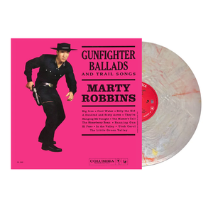 ROBBINS,MARTY – SINGS GUNFIGHTER BALLADS & TRAIL SONGS (SILVER & RED BULLETS N BLOOD VINYL) - LP •