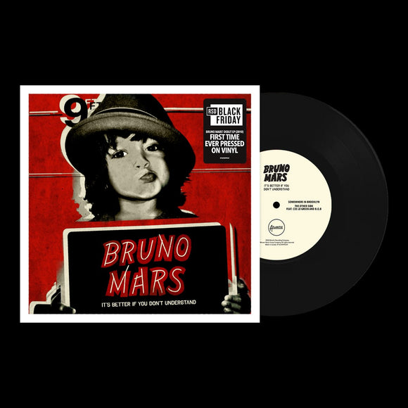MARS,BRUNO – IT'S BETTER IF YOU DON'T UNDERSTAND (10 INCH) (RSD BLACK FRIDAY 2025) - LP •
