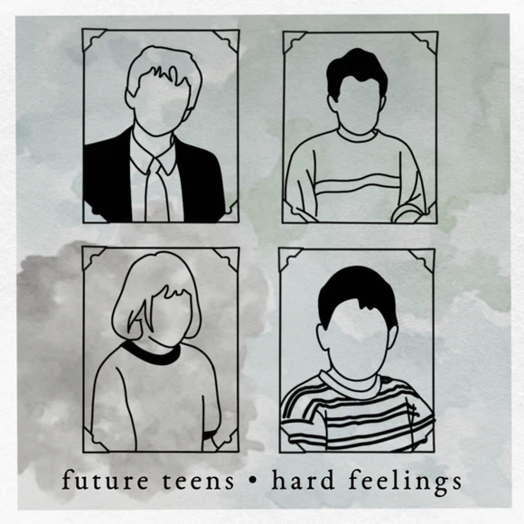 FUTURE TEENS – HARD FEELINGS (DELUXE WHITE IN SKY BLUE VINYL) - LP •