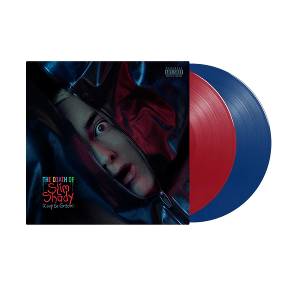 EMINEM – DEATH OF SLIM SHADY (COUP DE GRACE) (RED/BLUE VINYL) - LP •