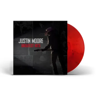 MOORE,JUSTIN – GREATEST HITS (RED SMOKE) - LP •