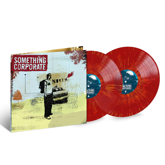 SOMETHING CORPORATE – NORTH (RED W/ YELLOW SPLATTER) - LP •