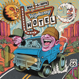 WAX & DJ HOPPA – HIGHWAY HOTEL (PINK/GREEN) - LP •