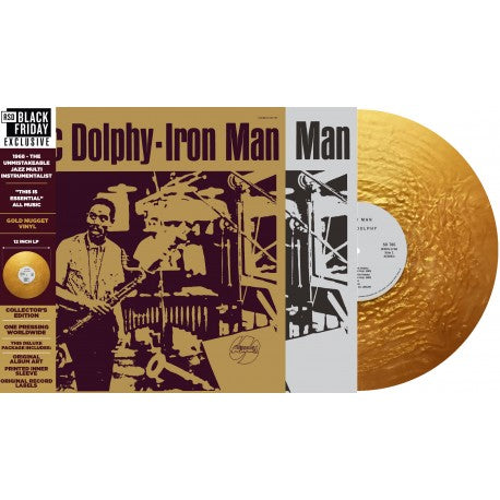 DOLPHY,ERIC – IRON MAN  (GOLD NUGGET VINYL) (RSD BLACK FRIDAY 2023) - LP •