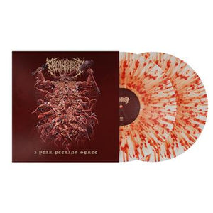 PEELINGFLESH – 3 YEAR PEELING SPREE (CANDY COATED CORPSE SPLATTER) - LP •