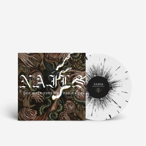 NAILS – YOU WILL NEVER BE ONE (WHITE W/BLACK SPLATTER) - LP •