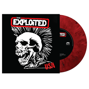 EXPLOITED – USA (RED MARBLE) - 7" •