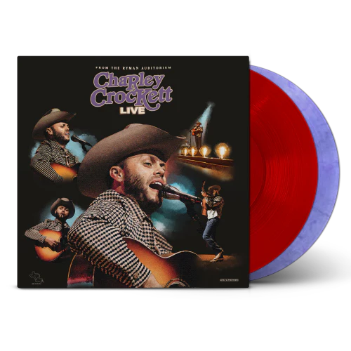 CROCKETT,CHARLEY – LIVE FROM THE RYMAN (INDIE EXCLUSIVE STAINED GLASS VINYL)  - LP •