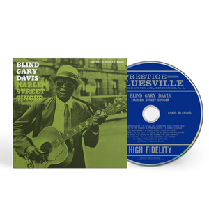 DAVIS,GARY REVEREND – HARLEM STREET SINGER (BLUESVILLE ACOUSTIC SOUNDS SERIES) - CD •