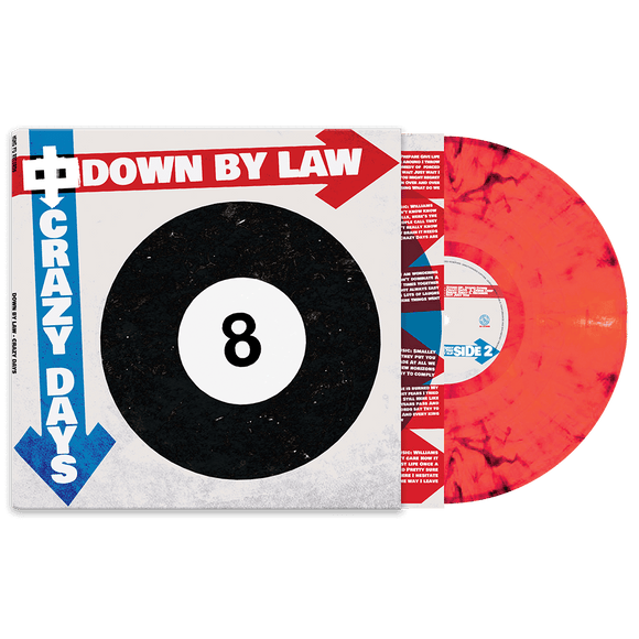 DOWN BY LAW – CRAZY DAYS (RED MARBLE VINYL) - LP •