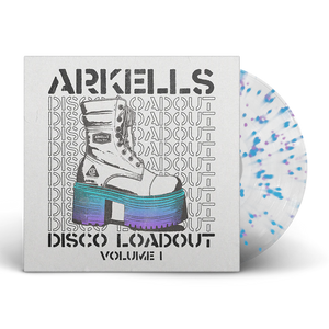 ARKELLS – DISCO LOADOUT (VOLUME 1) (ULTRA CLEAR VINYL WITH SKY BLUE/VIOLET SPLATTER) - LP •