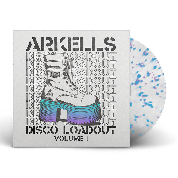 ARKELLS – DISCO LOADOUT (VOLUME 1) (ULTRA CLEAR VINYL WITH SKY BLUE/VIOLET SPLATTER) - LP •