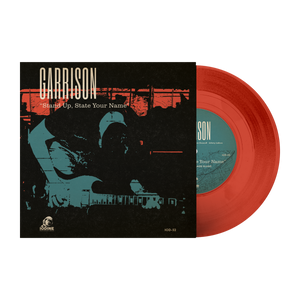 GARRISON / ORANGE ISLAND – SONGS FROM A CENTRAL MASSACHUSETTS MILL TOWN (RED VINYL) - 7" •