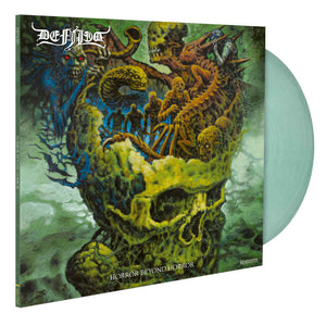 DEFILED – HORROR BEYOND HORROR (CRYSTAL CLEAR + TRANSPARENT GREEN MIXED) - LP •