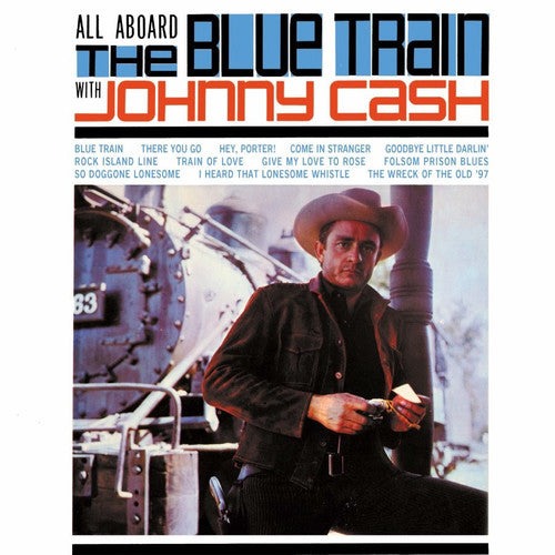 CASH,JOHNNY – ALL ABOARD THE BLUE TRAIN WITH JOHNNY CASH - LP •