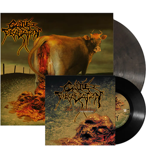 CATTLE DECAPITATION – HUMANURE W/ BONUS 7 INCH (BLACK SMOKE MARBLED) - LP •