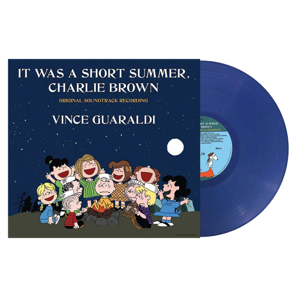 GUARALDI, VINCE – IT WAS A SHORT SUMMER (SUMMER NIGHT BLUE RSD ESSENTIAL) - LP •