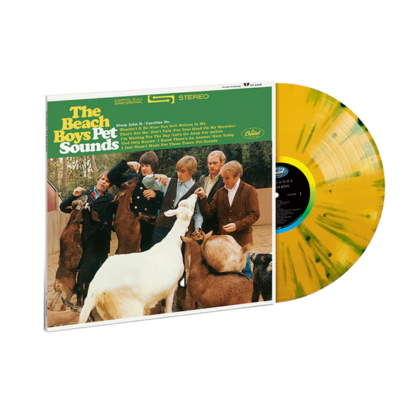 BEACH BOYS PET SOUNDS (YELLOW/GREEN SPLAT LP – Lunchbox Records